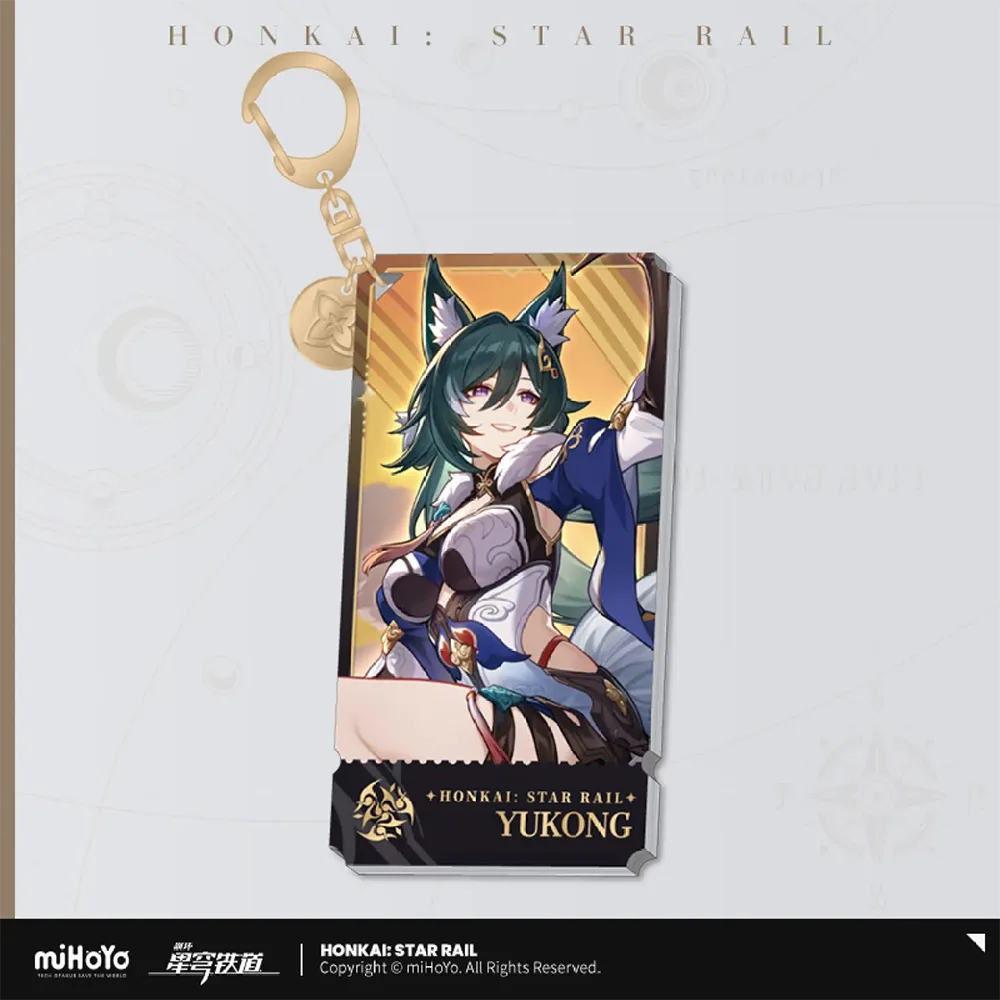 Honkai: Star Rail Character Keychain &quot;The Harmony&quot;-Yukong-miHoYo-Ace Cards &amp; Collectibles