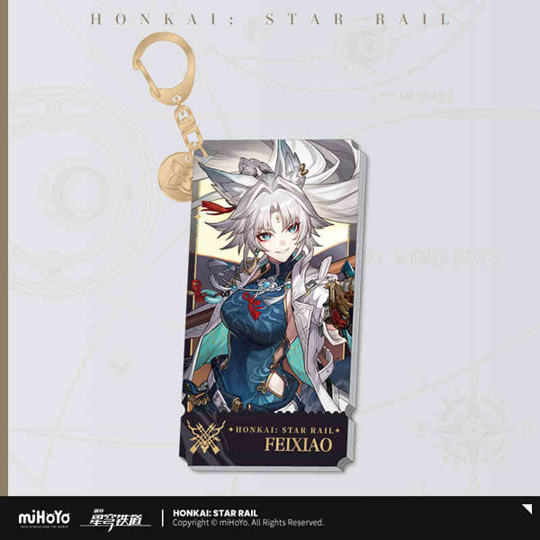 Honkai: Star Rail Character Keychain &quot;The Hunt&quot;-Feixiao-miHoYo-Ace Cards &amp; Collectibles