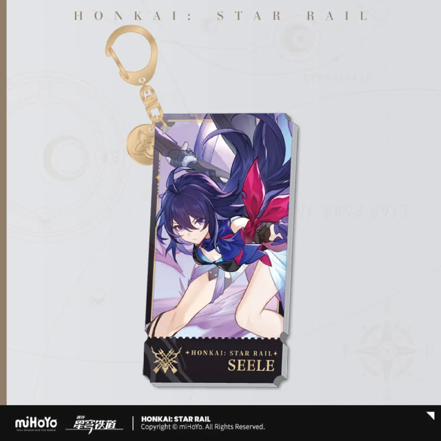 Honkai: Star Rail Character Keychain &quot;The Hunt&quot;-Seele-miHoYo-Ace Cards &amp; Collectibles
