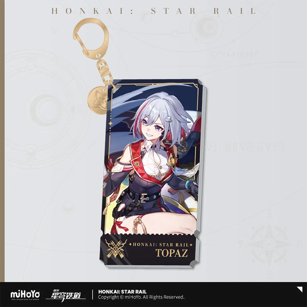Honkai: Star Rail Character Keychain &quot;The Hunt&quot;-Topaz-miHoYo-Ace Cards &amp; Collectibles