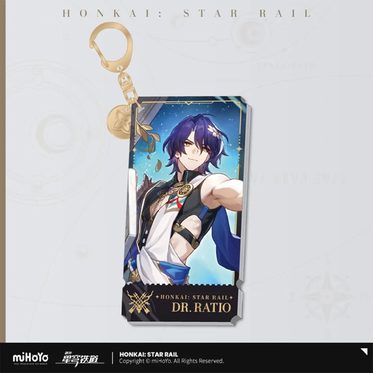 Honkai: Star Rail Character Keychain "The Hunt"-Topaz-miHoYo-Ace Cards & Collectibles