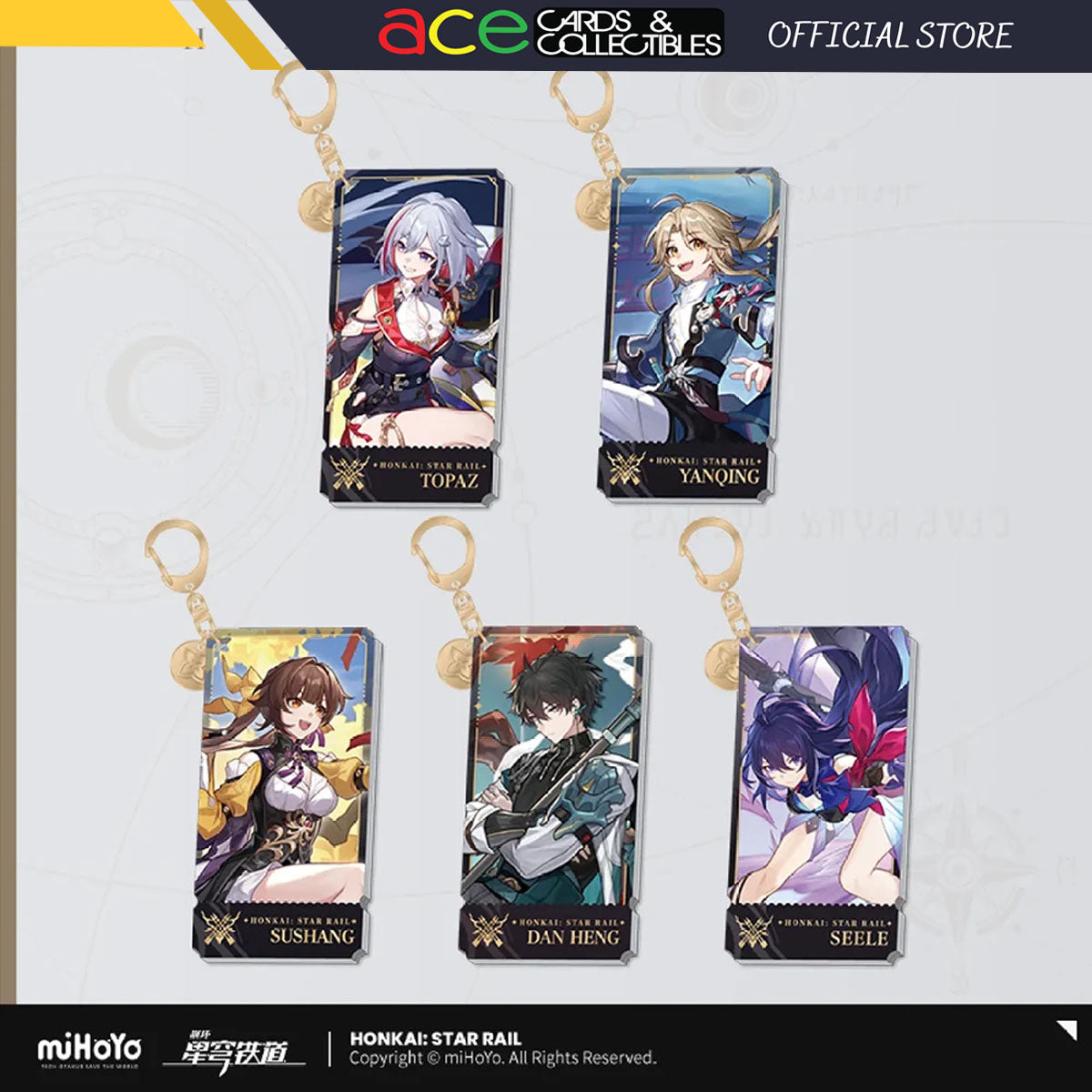 Honkai: Star Rail Character Keychain "The Hunt"-Topaz-miHoYo-Ace Cards & Collectibles