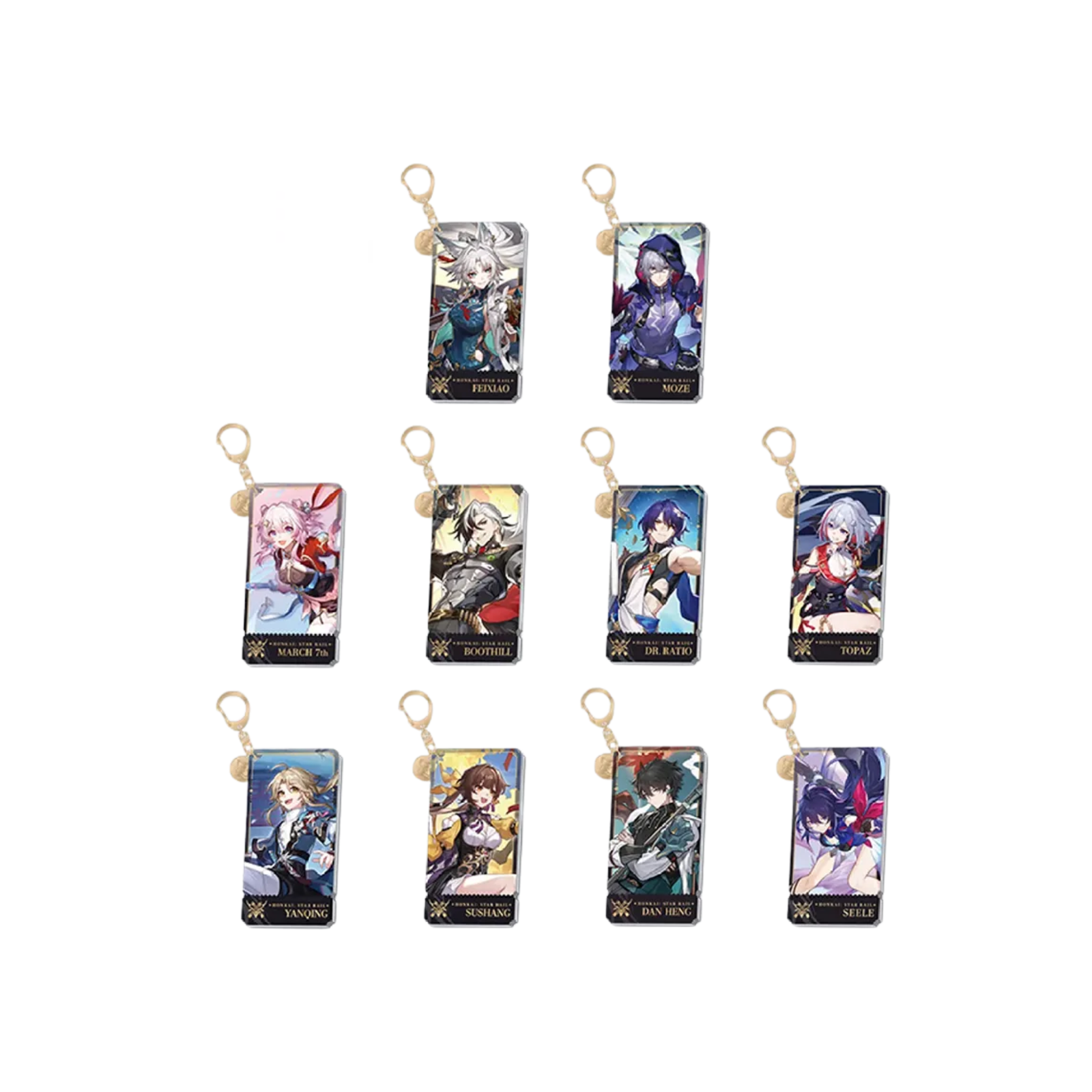 Honkai: Star Rail Character Keychain "The Hunt"-Topaz-miHoYo-Ace Cards & Collectibles