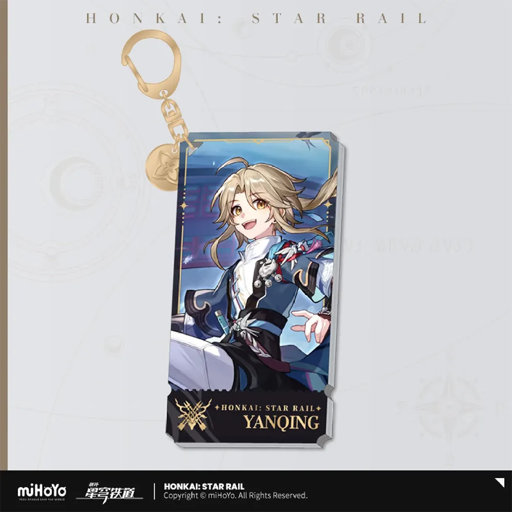 Honkai: Star Rail Character Keychain &quot;The Hunt&quot;-Yanqing-miHoYo-Ace Cards &amp; Collectibles