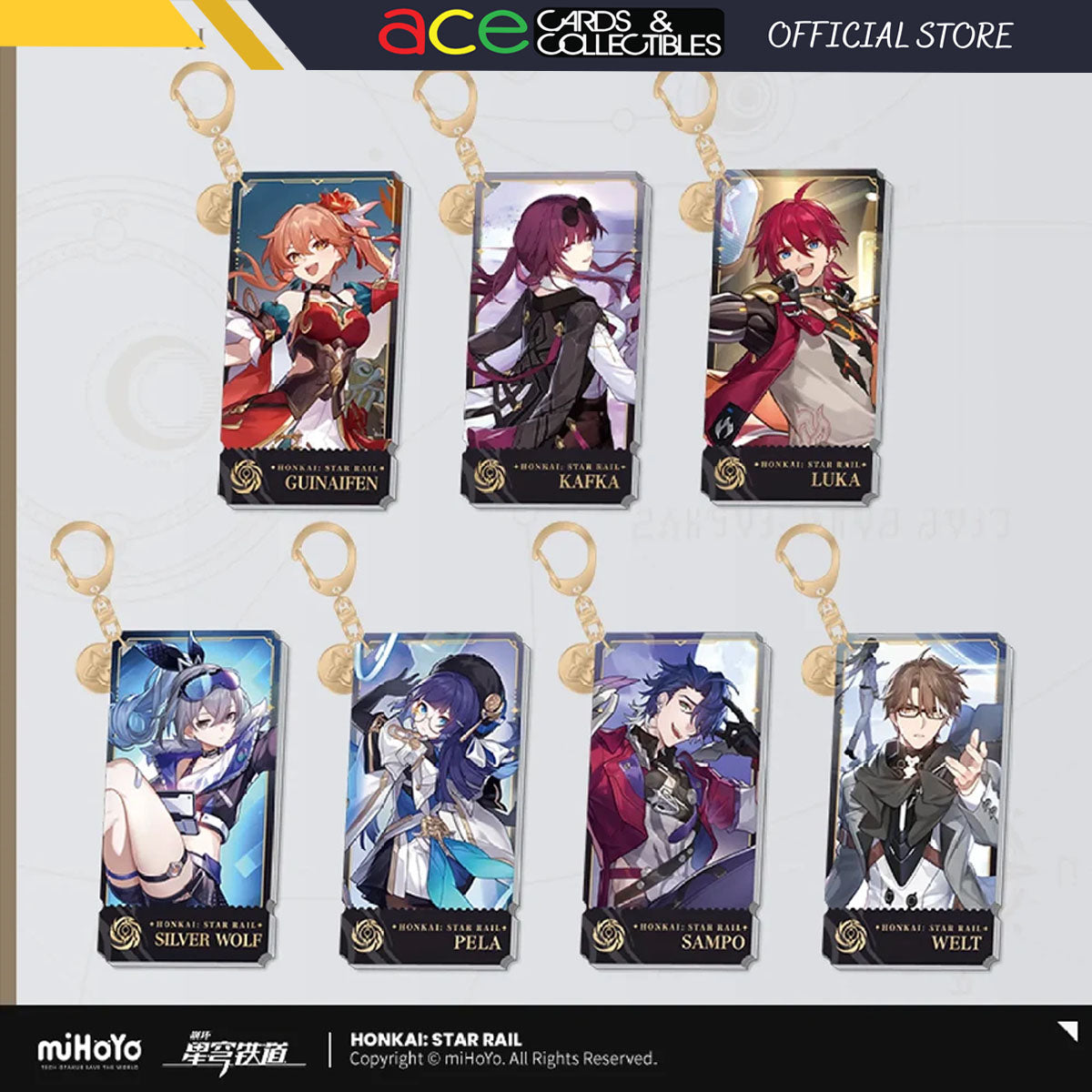 Honkai: Star Rail Character Keychain &quot;The Nihility&quot;-Guinaifen-miHoYo-Ace Cards &amp; Collectibles