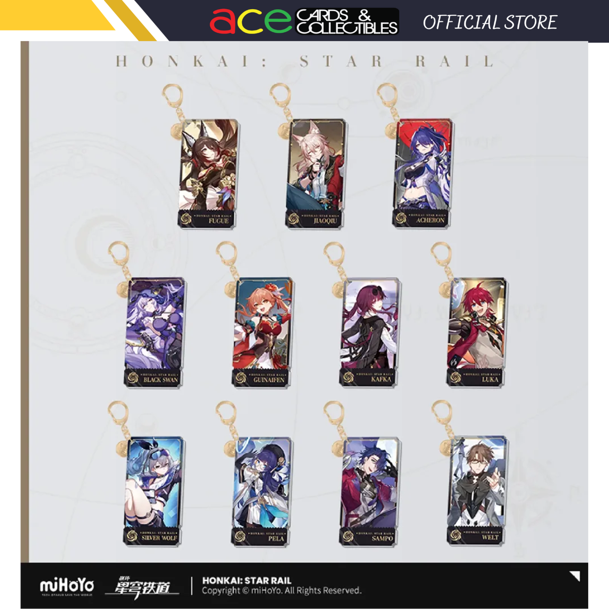 Honkai: Star Rail Character Keychain &quot;The Nihility&quot;-Guinaifen-miHoYo-Ace Cards &amp; Collectibles