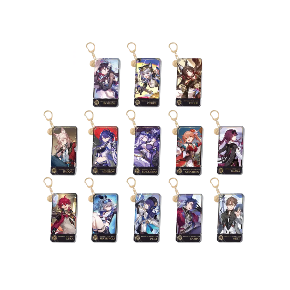 Honkai: Star Rail Character Keychain "The Nihility"-Guinaifen-miHoYo-Ace Cards & Collectibles