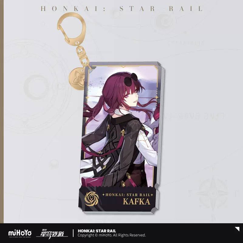 Honkai: Star Rail Character Keychain &quot;The Nihility&quot;-Kafka-miHoYo-Ace Cards &amp; Collectibles