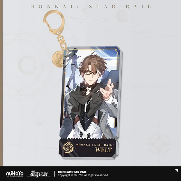 Honkai: Star Rail Character Keychain &quot;The Nihility&quot;-Welt-miHoYo-Ace Cards &amp; Collectibles