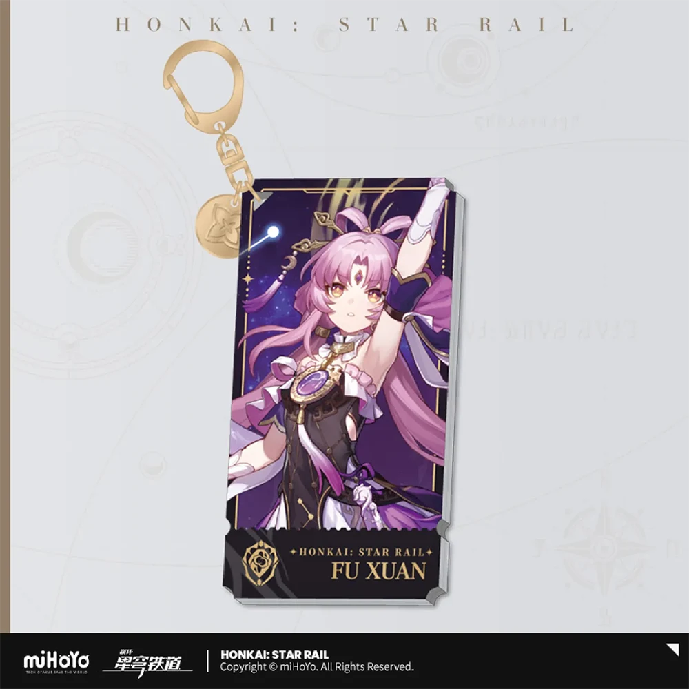 Honkai: Star Rail Character Keychain &quot;The Preservation&quot;-Fu Xuan-miHoYo-Ace Cards &amp; Collectibles