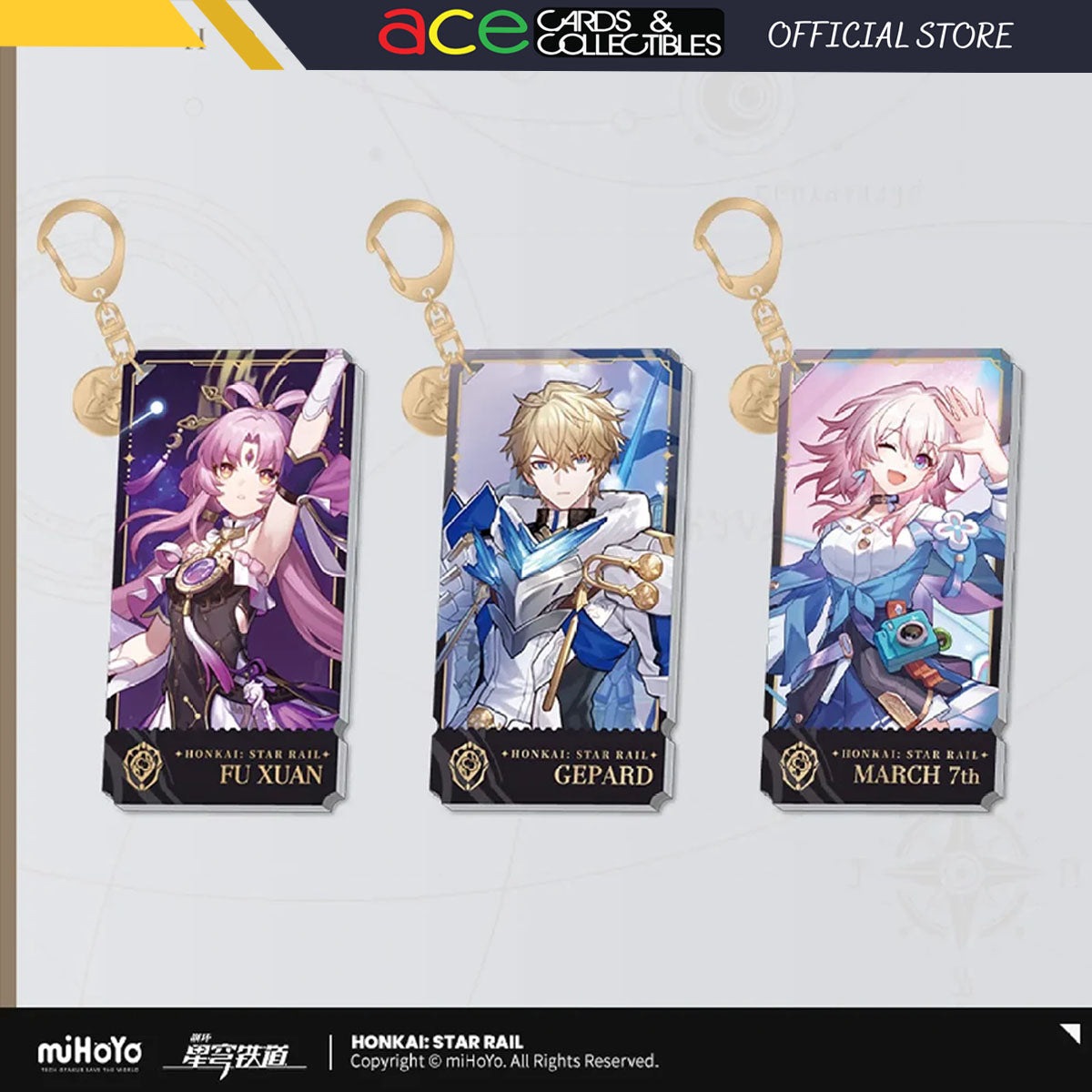 Honkai Star Rail Character Keychain The Preservation Ace Cards honkai-star-rail-character-keychain-the-preservation-ace-cards