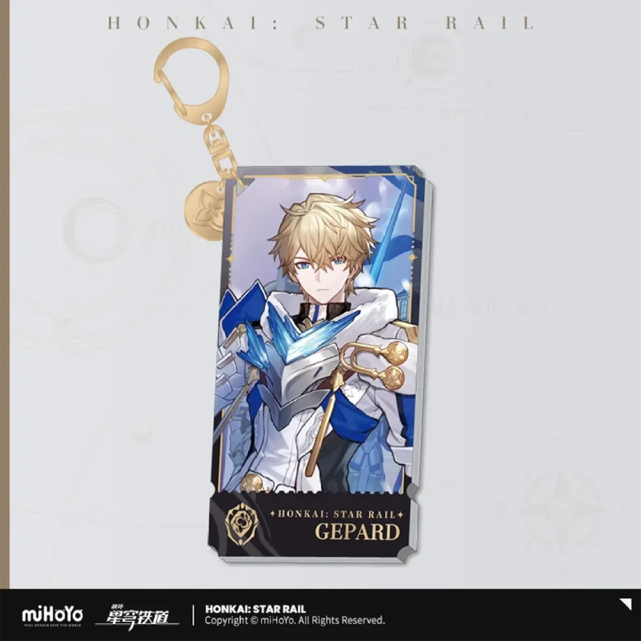 Honkai: Star Rail Character Keychain &quot;The Preservation&quot;-Gepard-miHoYo-Ace Cards &amp; Collectibles
