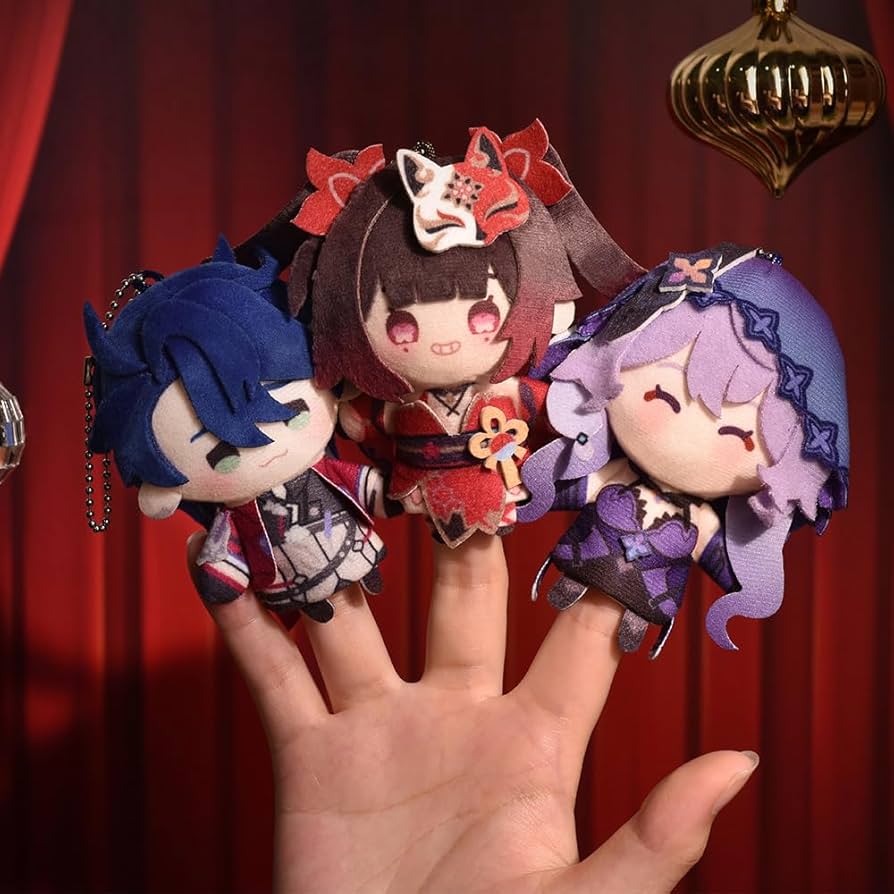 Honkai: Star Rail Character Plush Finger Puppet-Black Swan-miHoYo-Ace Cards & Collectibles