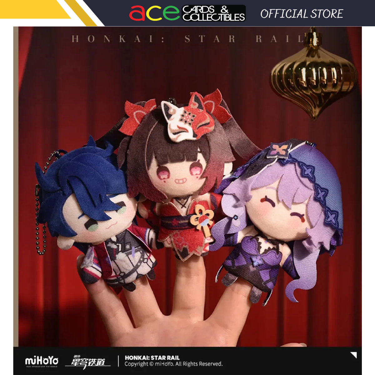 Honkai: Star Rail Character Plush Finger Puppet-Black Swan-miHoYo-Ace Cards & Collectibles