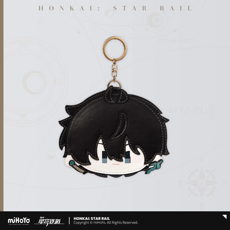 Honkai: Star Rail Chibi Character Leather Cardholder-Dan Heng-miHoYo-Ace Cards &amp; Collectibles