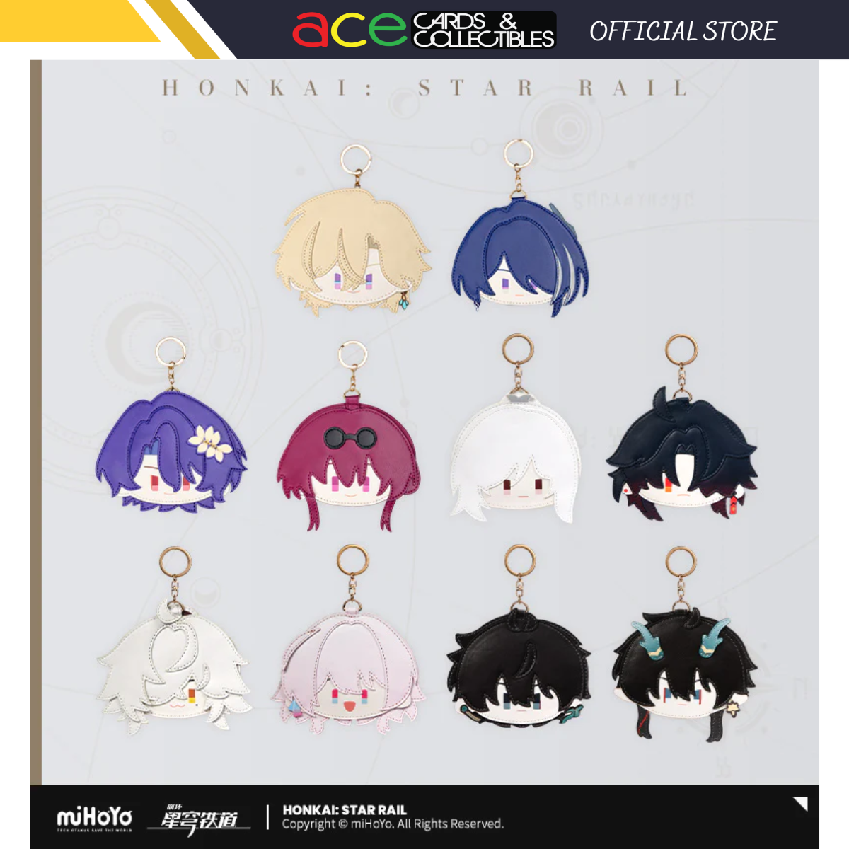 Honkai: Star Rail Chibi Character Leather Cardholder-Dan Heng-miHoYo-Ace Cards & Collectibles