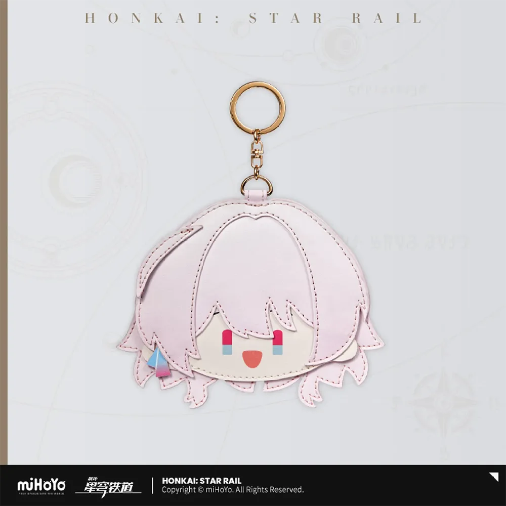 Honkai: Star Rail Chibi Character Leather Cardholder-March 7th-miHoYo-Ace Cards &amp; Collectibles