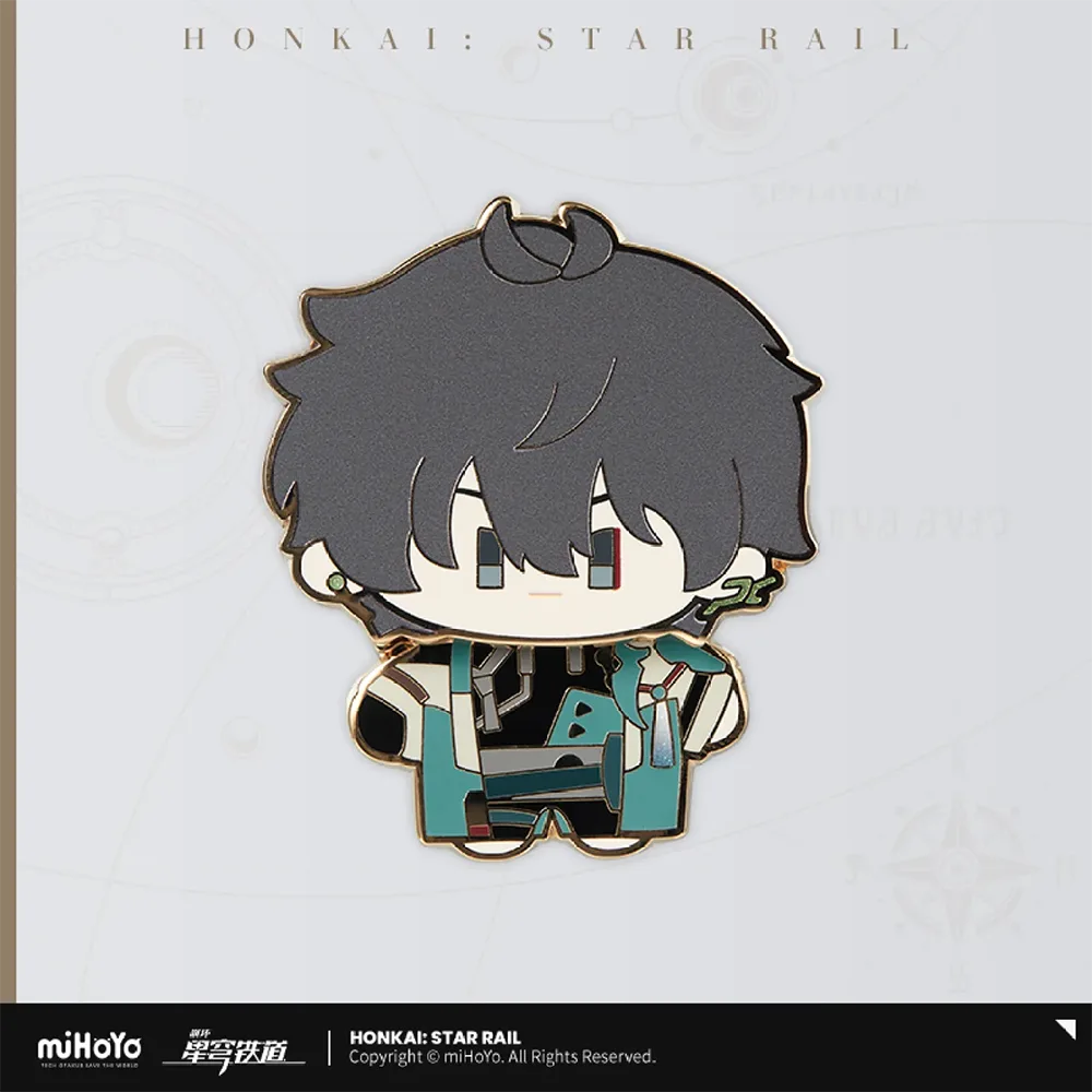 Honkai: Star Rail Chibi Character Metal Badge-Dan Heng-miHoYo-Ace Cards &amp; Collectibles