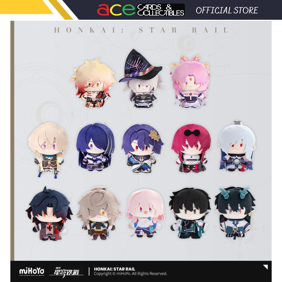 Honkai: Star Rail Chibi Character Plushie-Jingliu-miHoYo-Ace Cards & Collectibles
