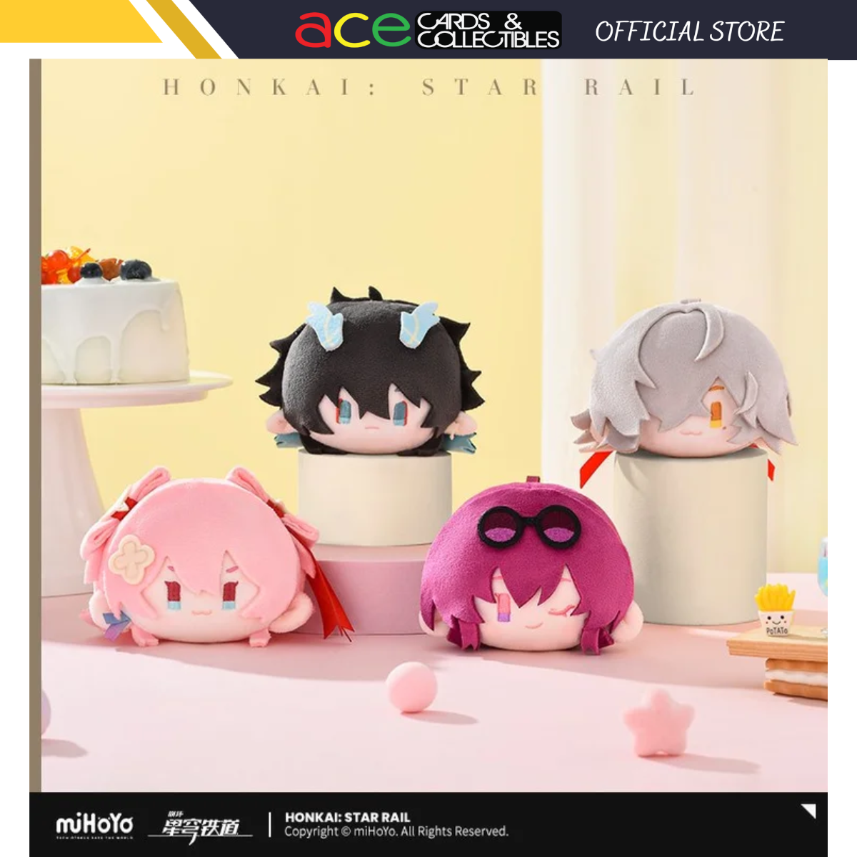 Honkai: Star Rail Chibi Series Plush Keychain-March 7th-miHoYo-Ace Cards & Collectibles
