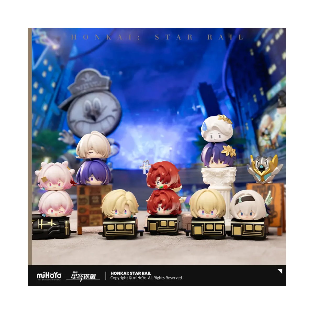 Honkai: Star Rail Chibi Stack Toy Vol.2-Single (Random)-miHoYo-Ace Cards & Collectibles