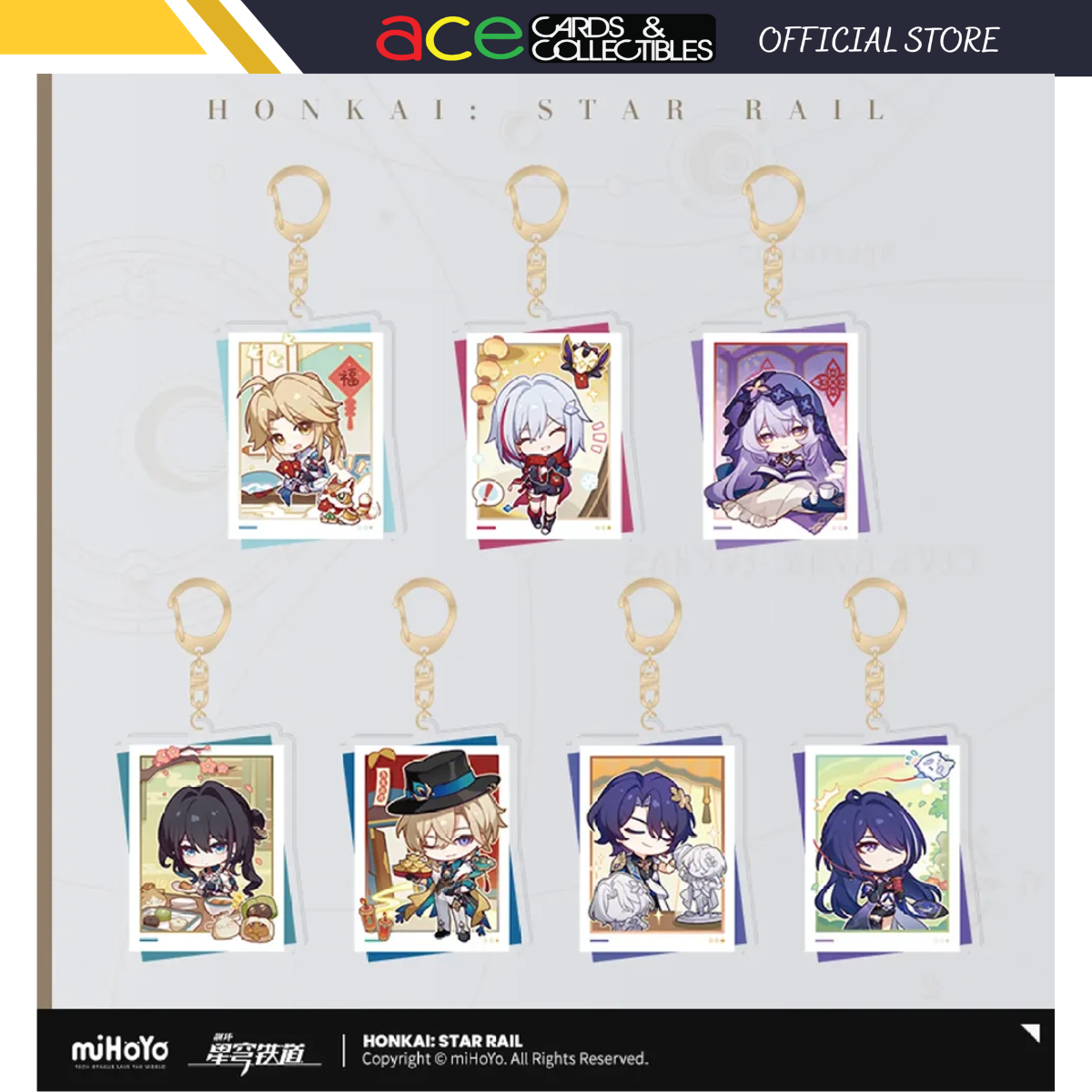 Honkai: Star Rail Chinese New Year Themed Keychain-Yanqing-miHoYo-Ace Cards & Collectibles