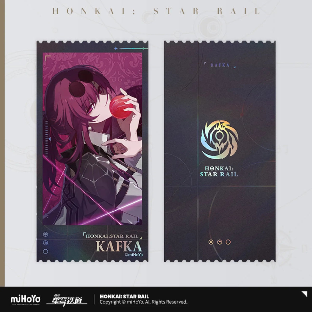 Honkai: Star Rail Departure Countdown Commemorative Ticket Set-miHoYo-Ace Cards &amp; Collectibles