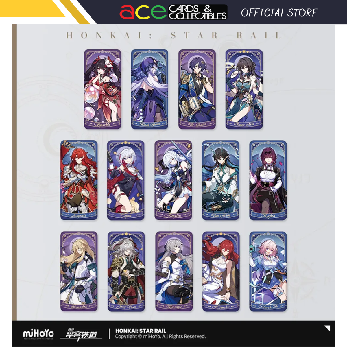 Honkai: Star Rail Fable of the Stars Badge-March 7th-miHoYo-Ace Cards &amp; Collectibles