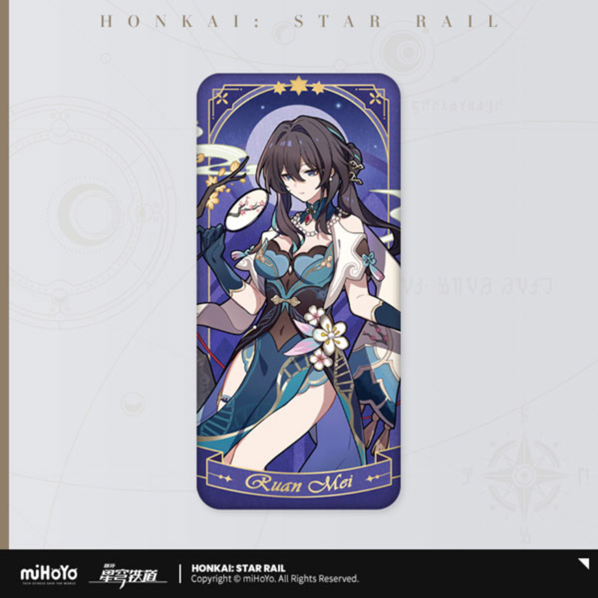 Honkai: Star Rail Fable of the Stars Badge-Ruan Mei-miHoYo-Ace Cards &amp; Collectibles