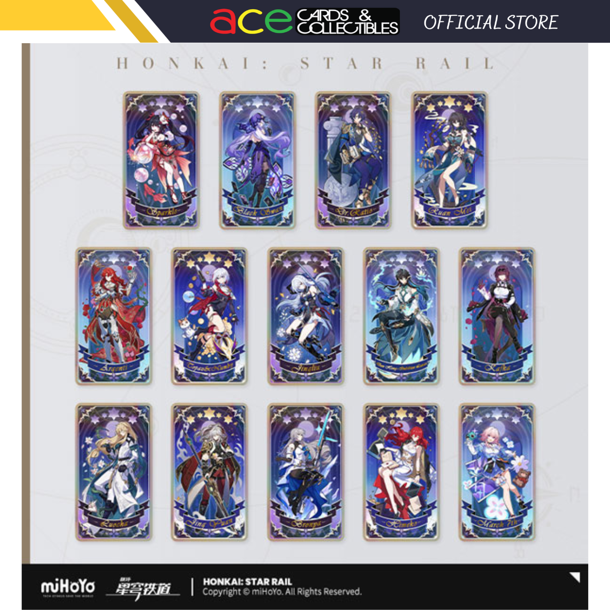 Honkai: Star Rail Fable of the Stars Series Hologram Ticket-miHoYo-Ace Cards &amp; Collectibles