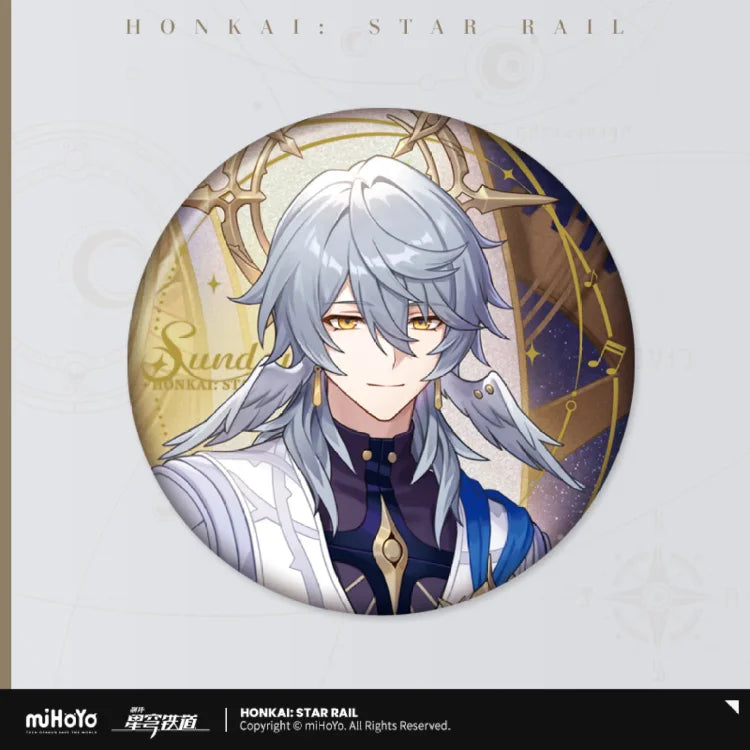 Honkai: Star Rail Hoyoland 2024 Badge-Sunday-miHoYo-Ace Cards & Collectibles