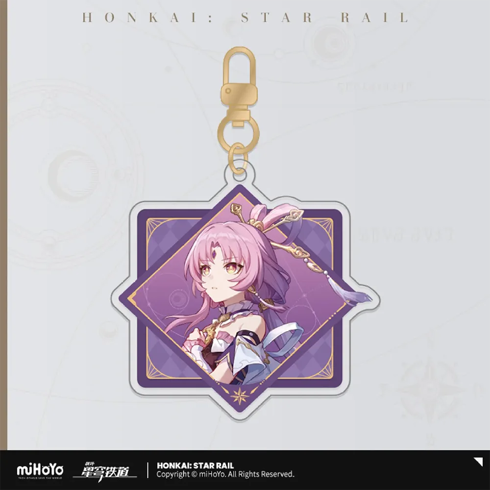 Honkai: Star Rail Interstellar Journey Acrylic Keychain-Jing Yuan-miHoYo-Ace Cards & Collectibles