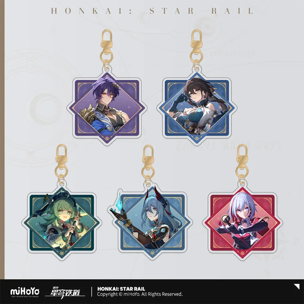 Honkai: Star Rail Interstellar Journey Acrylic Keychain-Jing Yuan-miHoYo-Ace Cards &amp; Collectibles