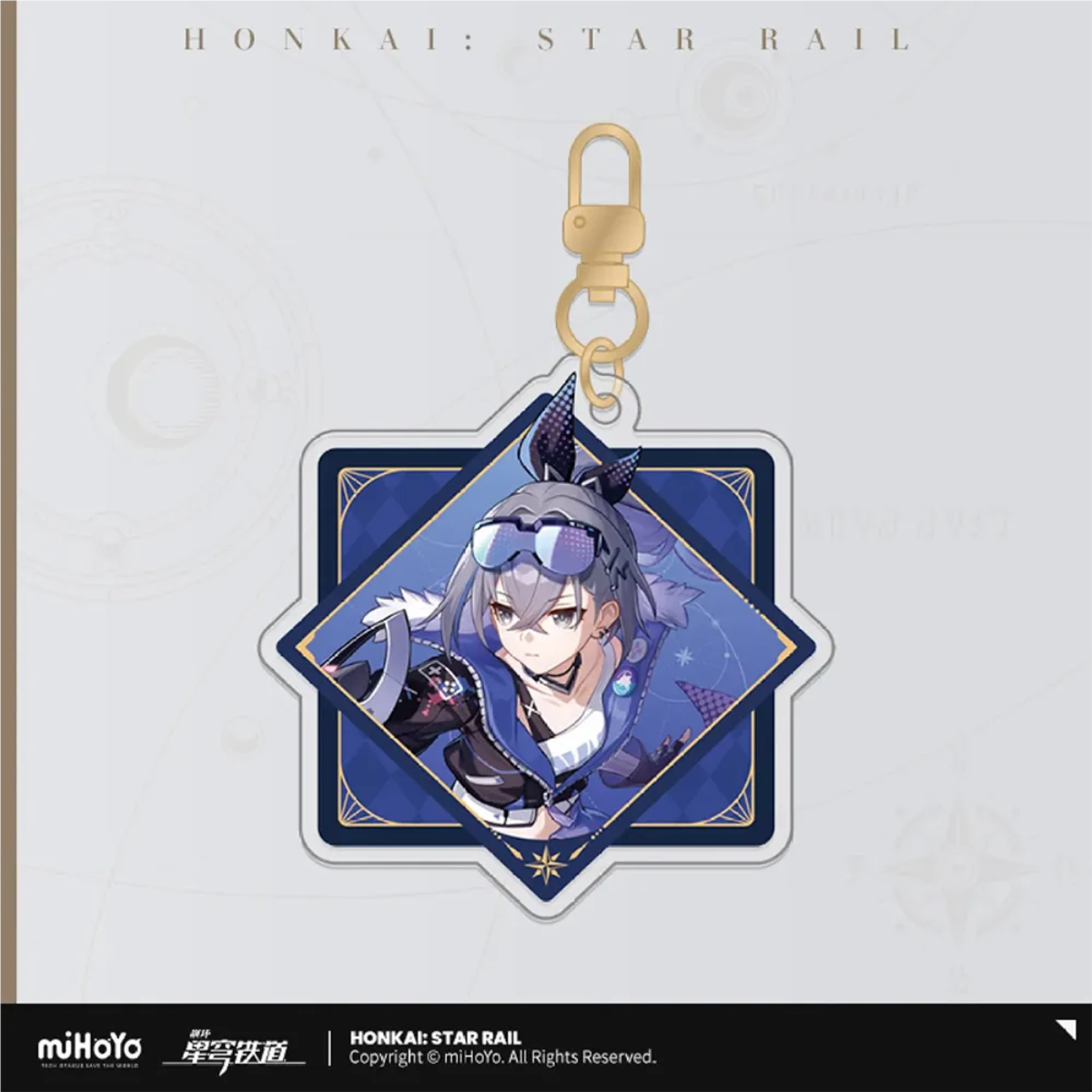 Honkai: Star Rail Interstellar Journey Acrylic Keychain-Jing Yuan-miHoYo-Ace Cards & Collectibles