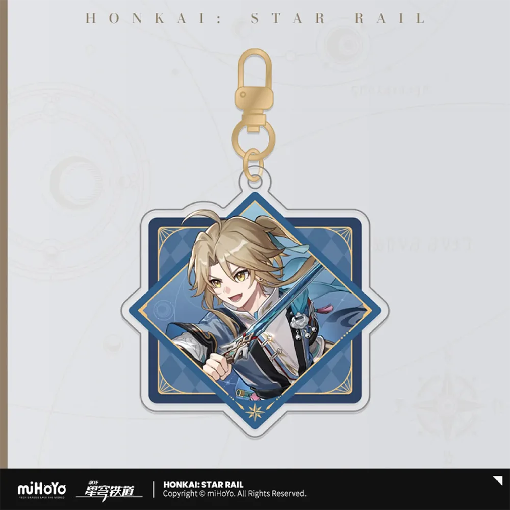 Honkai: Star Rail Interstellar Journey Acrylic Keychain-Jing Yuan-miHoYo-Ace Cards & Collectibles