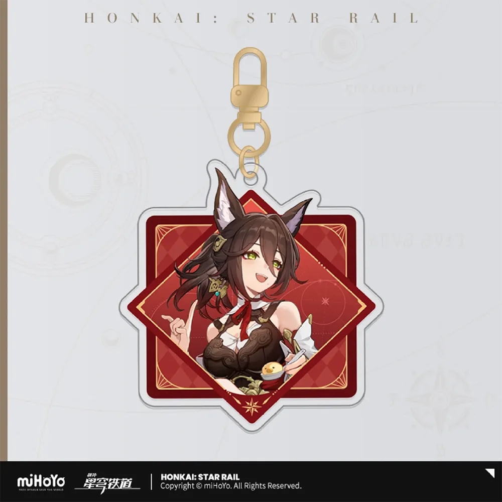 Honkai: Star Rail Interstellar Journey Acrylic Keychain-Jing Yuan-miHoYo-Ace Cards & Collectibles