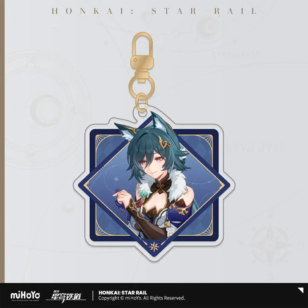 Honkai: Star Rail Interstellar Journey Acrylic Keychain-Jing Yuan-miHoYo-Ace Cards & Collectibles
