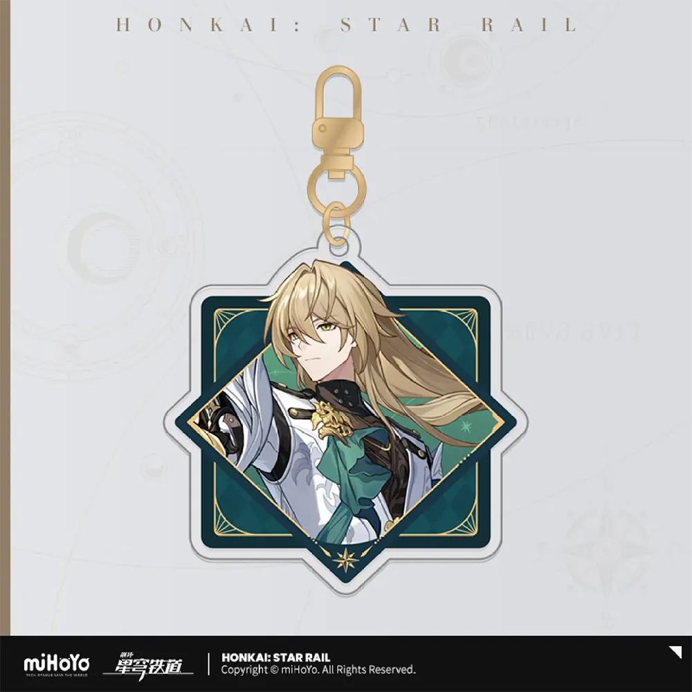 Honkai: Star Rail Interstellar Journey Acrylic Keychain-Luocha-miHoYo-Ace Cards &amp; Collectibles