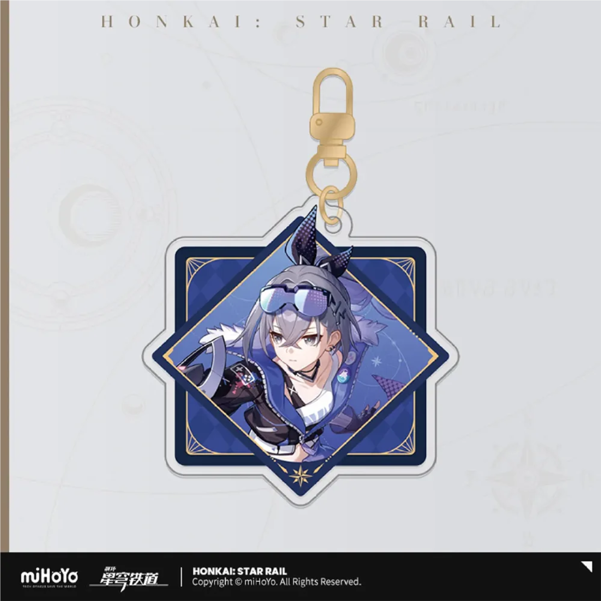 Honkai: Star Rail Interstellar Journey Acrylic Keychain-Silver Wolf-miHoYo-Ace Cards &amp; Collectibles