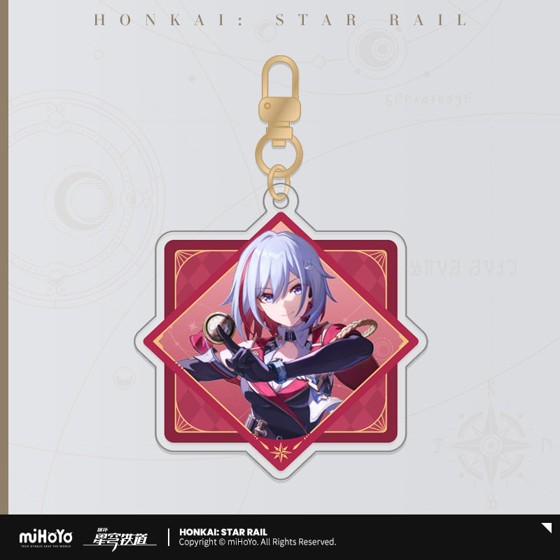 Honkai: Star Rail Interstellar Journey Acrylic Keychain-Topaz-miHoYo-Ace Cards &amp; Collectibles