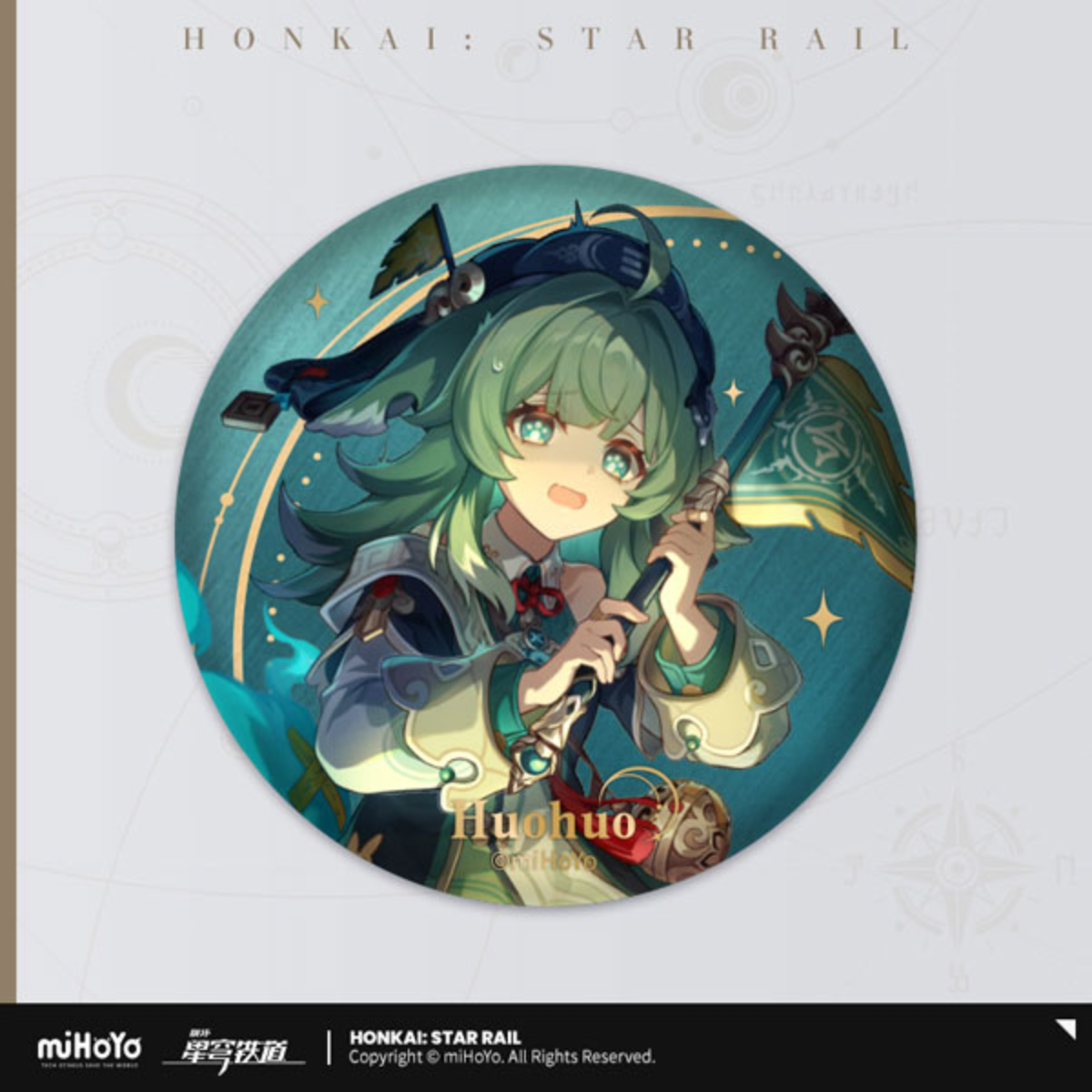 Honkai: Star Rail Interstellar Journey Badge-Huo Huo-miHoYo-Ace Cards &amp; Collectibles