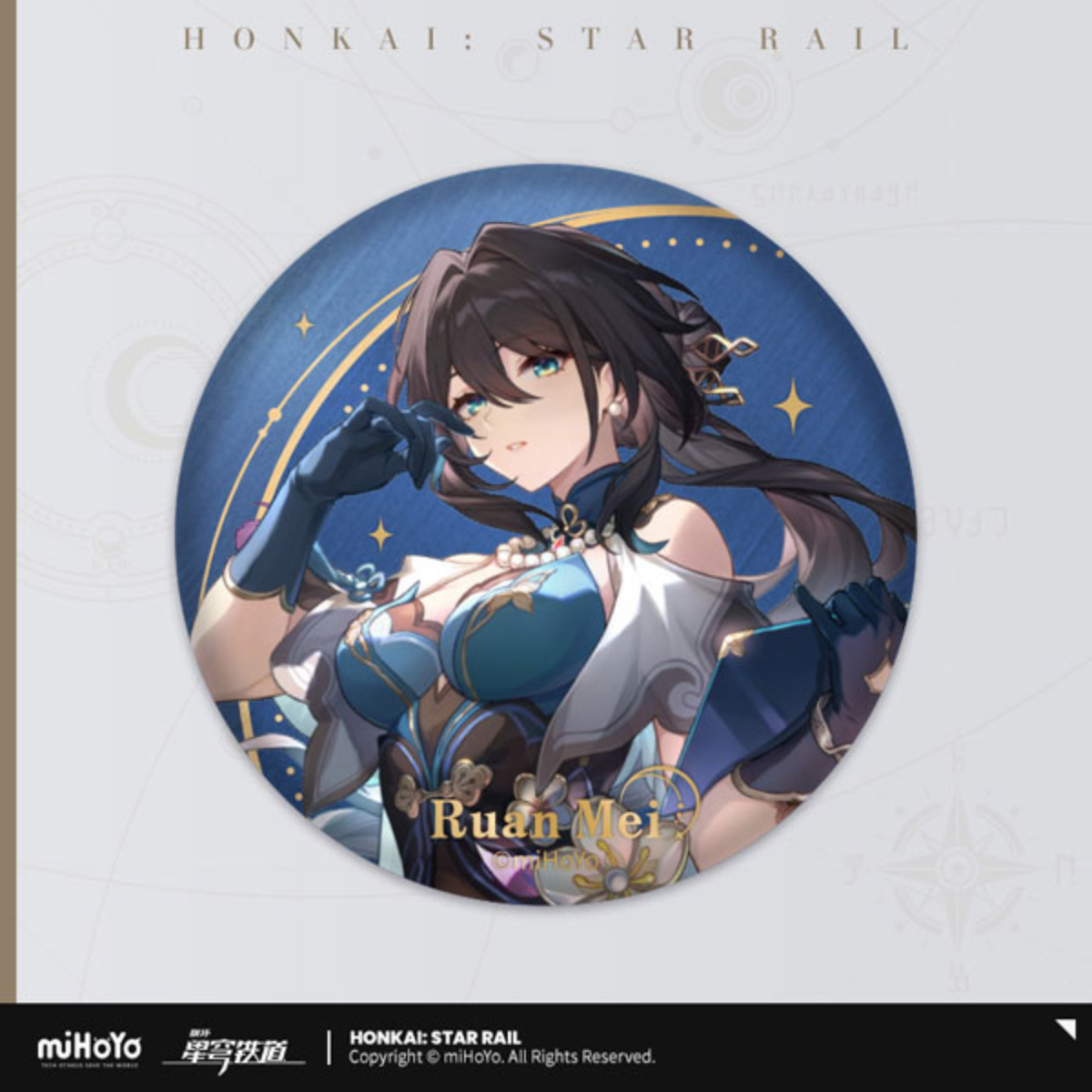 Honkai: Star Rail Interstellar Journey Badge-Jing Yuan-miHoYo-Ace Cards & Collectibles