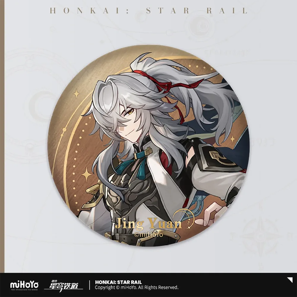 Honkai: Star Rail Interstellar Journey Badge-Jing Yuan-miHoYo-Ace Cards &amp; Collectibles