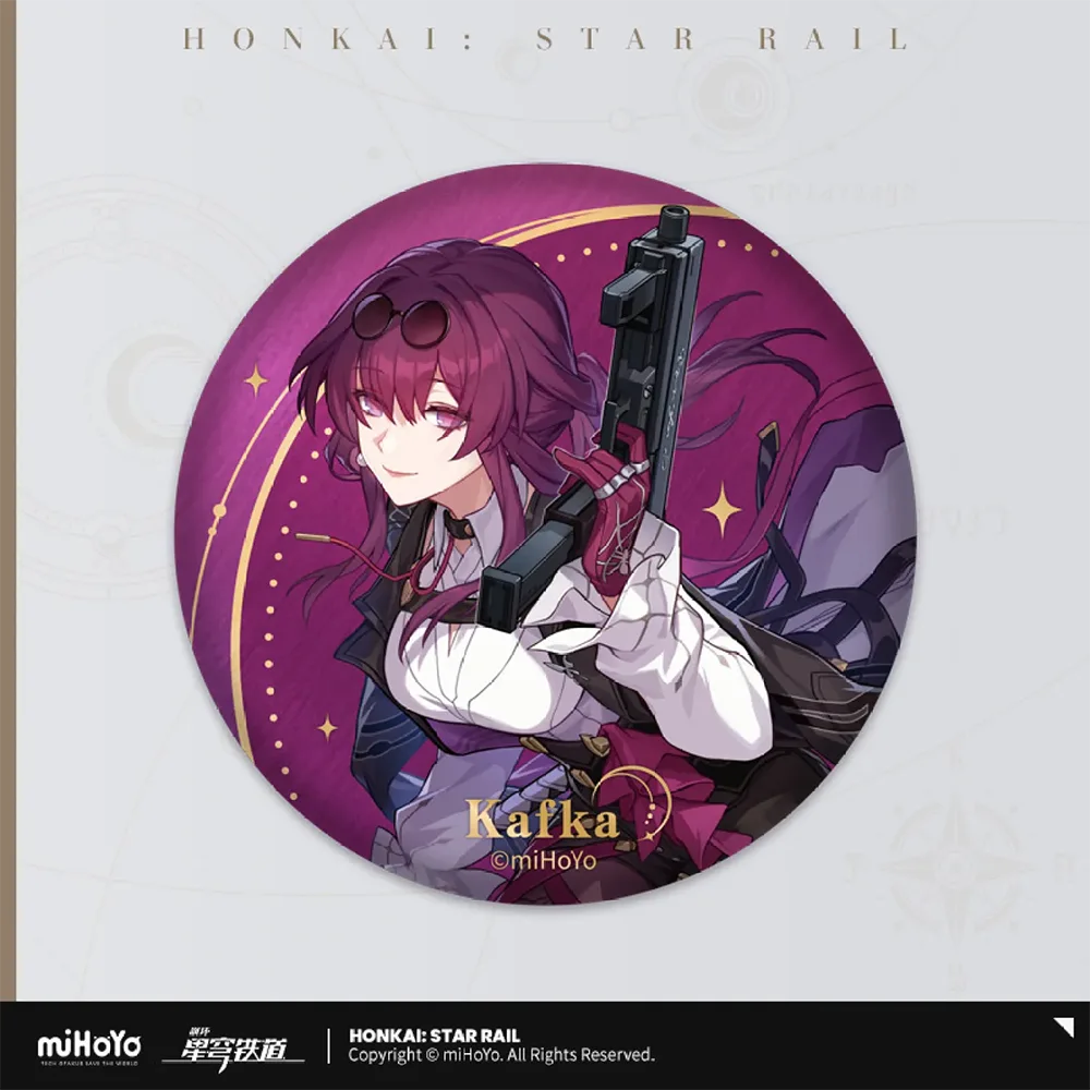 Honkai: Star Rail Interstellar Journey Badge-Kafka-miHoYo-Ace Cards &amp; Collectibles