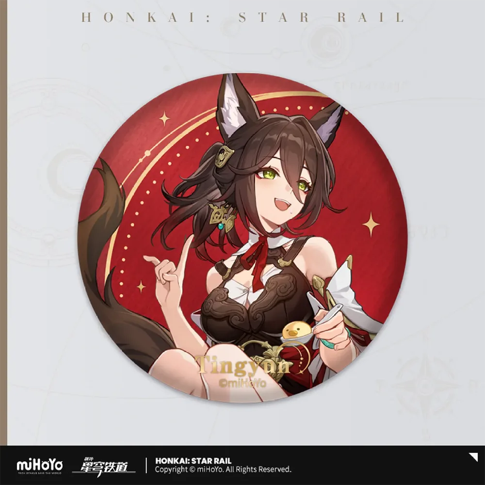 Honkai: Star Rail Interstellar Journey Badge-Ting Yun-miHoYo-Ace Cards &amp; Collectibles