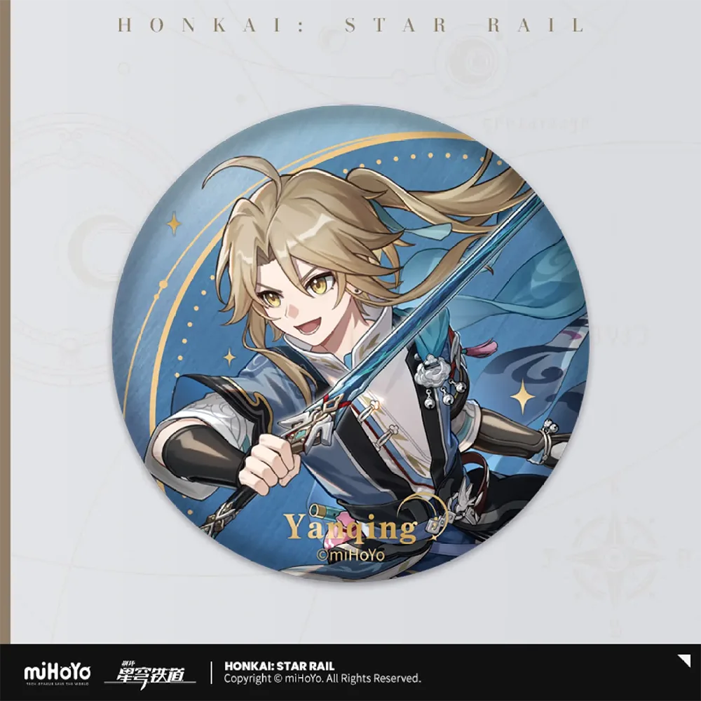 Honkai: Star Rail Interstellar Journey Badge-Yan Qing-miHoYo-Ace Cards &amp; Collectibles