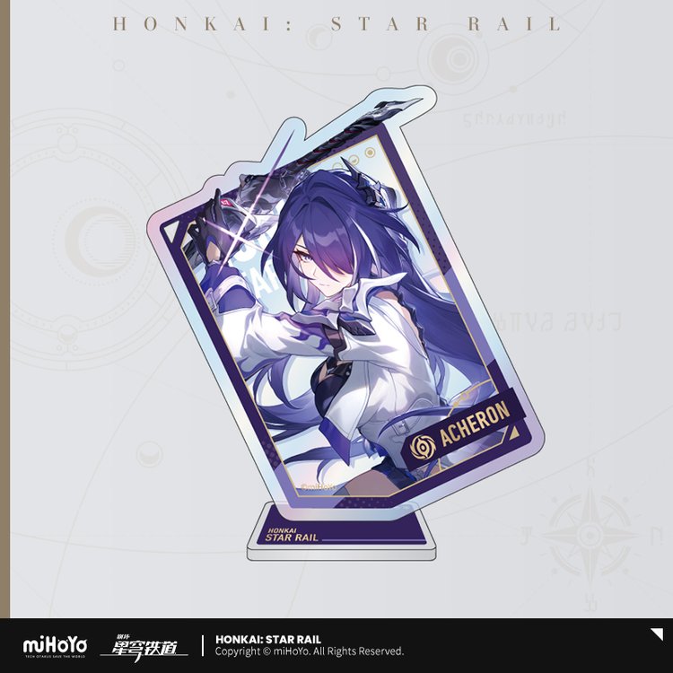 Honkai: Star Rail Interstellar Journey Hangable Acrylic Block-Acheron-miHoYo-Ace Cards & Collectibles