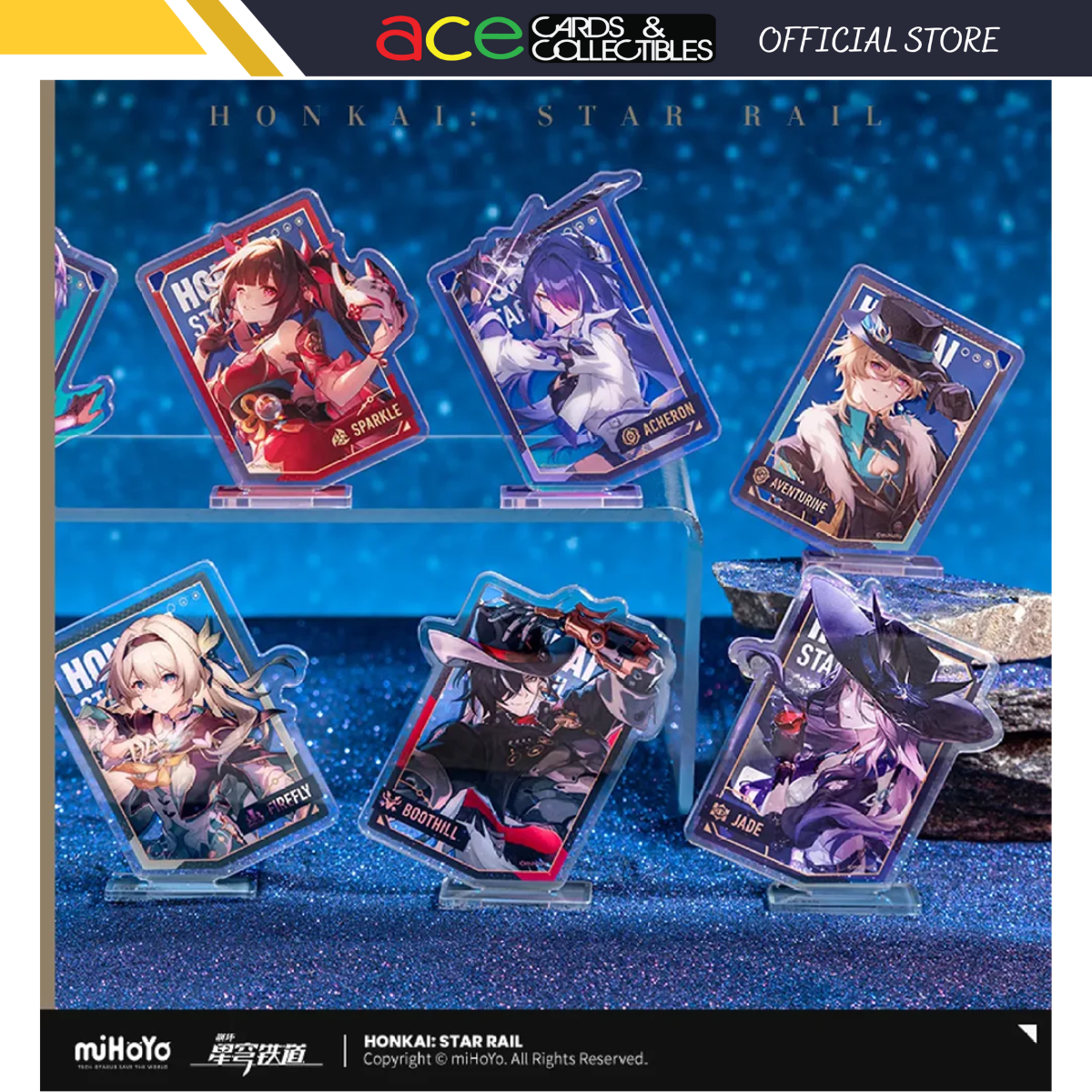 Honkai: Star Rail Interstellar Journey Hangable Acrylic Block-Aventurine-miHoYo-Ace Cards & Collectibles