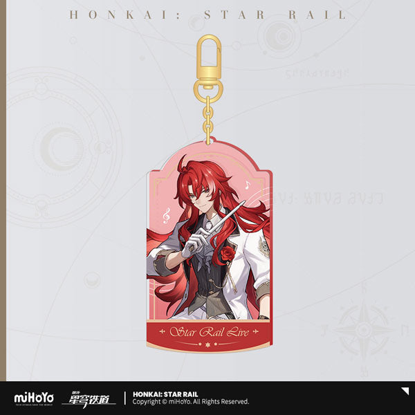 Honkai: Star Rail LIVE Series Acrylic Keychain-Argenti-miHoYo-Ace Cards &amp; Collectibles