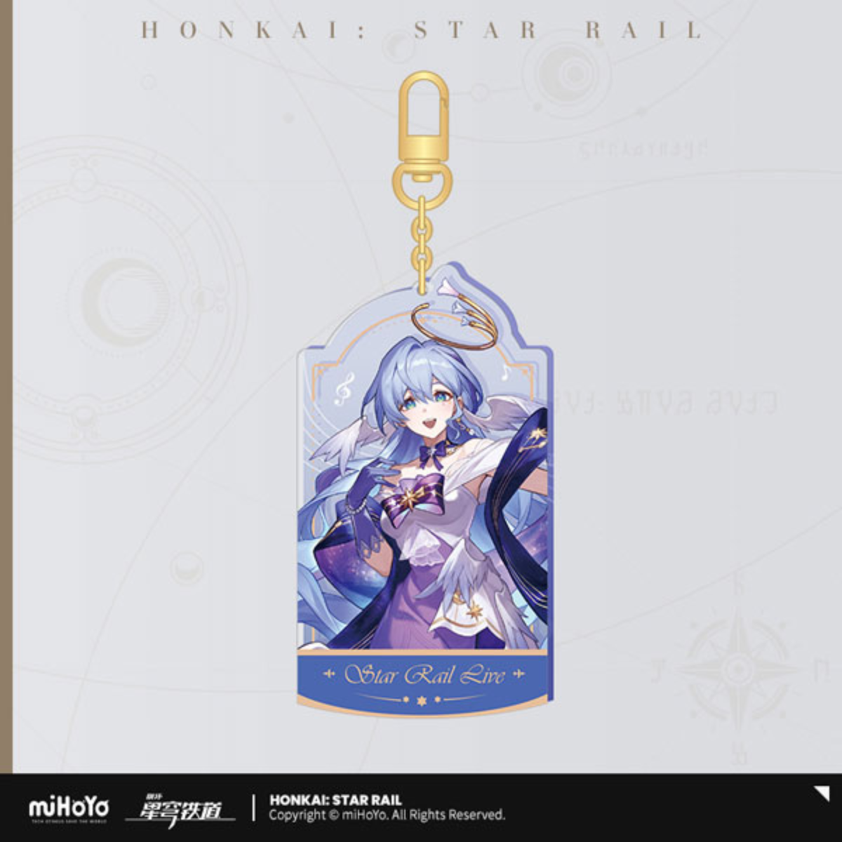 Honkai: Star Rail LIVE Series Acrylic Keychain-Robin-miHoYo-Ace Cards &amp; Collectibles